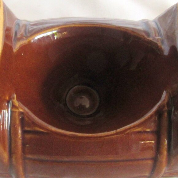 Vintage Jamaican Angostura Old Oak Rum "Good Taste" Barrel Shaped Ashtray  B778 - Picture 6 of 6